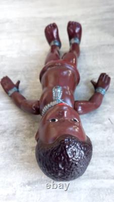 Jouet soviétique russe en celluloïd des années 1970, poupée africaine garçon, 16+