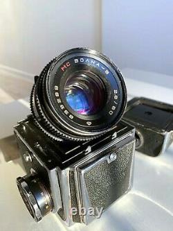 Kiev 88 Hasselblad Soviétique Russe Copie Caméra 6x6 Avec MC Volna 3 80mm F2.8
