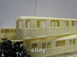 Kit Pour L’assemblage 4 Pcs Soviétique / Russe Subway Wagons Em Type Ho