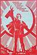 Komsomol Vlksm Ussr 1981 Affiche Des Bolcheviks Communistes Soviétiques Russes Authentiques