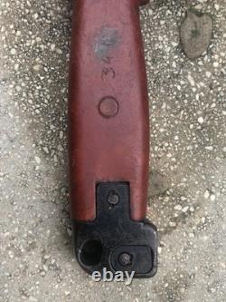 Lame de couteau suspendue en bakélite de la Russie soviétique avec marquage d'Izhevsk