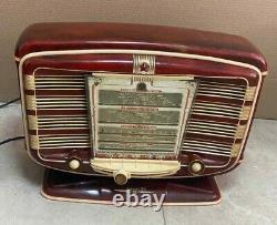 Légende Russie Soviet Urss Radio De Tube Vintage? -54 Zvezda-54 Étoile Rouge. Rare