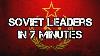 Les Dirigeants Soviétiques Dans 7 Minutes Histoire