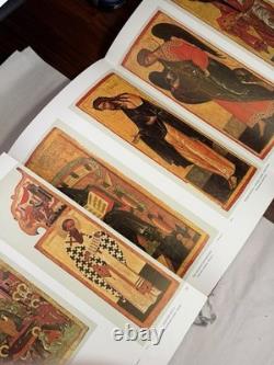 Livre sur la peinture d'icônes russes anciennes M. V. Alpatov URSS soviétique 1974 Livre d'art grand format