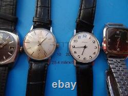 Lot De 9 Vintage-russian-mechanical-ussr-wrist-watch- Raketa