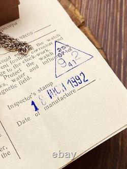 MONTRE DE POCHE MOLNIJA Vintage Soviétique CCCP URSS russe 18 rubis #7578