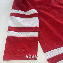 Maillot de hockey russe Taille XL Russie Vtg Étiquette Pedersons Soviétique CCCP URSS Vide Bac