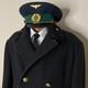 Manteau, Chemise, Casquette Vintage De Conducteur De Chemin De Fer Soviétique, Urss, Uniforme Russe