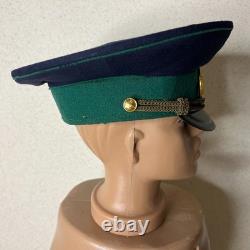 Manteau, chemise, casquette vintage de conducteur de chemin de fer soviétique, URSS, uniforme russe