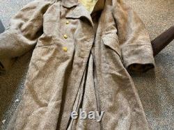 Manteau d'hiver en laine pour officier soviétique russe M1941 de la Seconde Guerre mondiale - Grande taille 3 (42-44r)