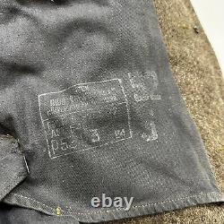 Manteau d'hiver en laine soviétique russe de la Seconde Guerre mondiale