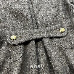 Manteau d'hiver en laine soviétique russe de la Seconde Guerre mondiale