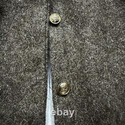 Manteau d'hiver en laine soviétique russe de la Seconde Guerre mondiale