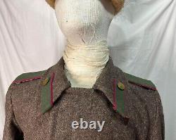 Manteau de l'Armée Rouge soviétique de la Seconde Guerre mondiale (Shinel) M43 Taille 48-4, 50-3