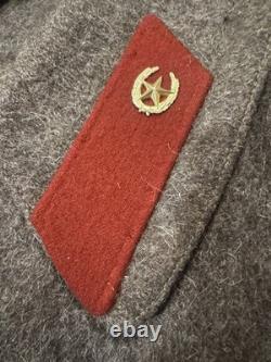 Manteau de l'Armée Soviétique URSS Shinel Veste Militaire Manteau d'Hiver Soldat Russe
