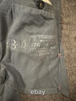 Manteau de l'Armée Soviétique URSS Shinel Veste Militaire Manteau d'Hiver Soldat Russe