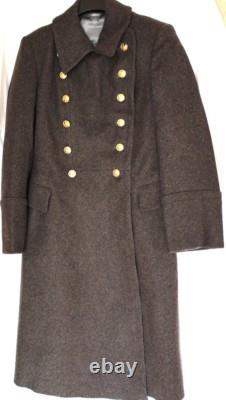 Manteau en laine d'officier militaire soviétique URSS russe - ORIGINAL