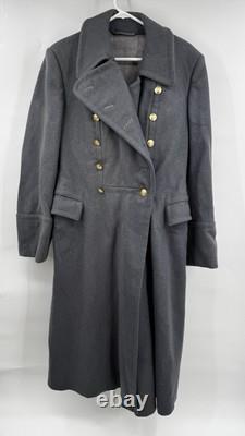 Manteau militaire soviétique russe Shinel grande taille vintage années 1980 S-M