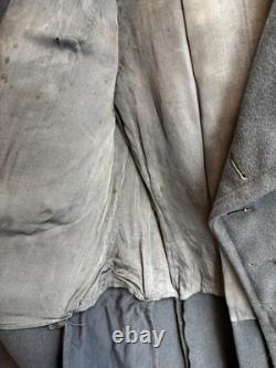 Manteau militaire soviétique russe Shinel grande taille vintage années 1980 S-M