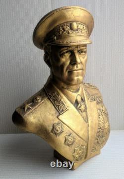 Maréchal Soviétique Russe URSS ZHUKOV Grande statue buste figurine H=30 cm