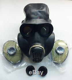 Masque À Gaz Noir Russe Soviétique Pbf Eo-19 Taille 0