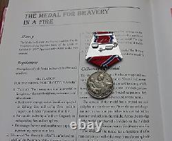 Médaille rare de bravoure dans un incendie soviétique russe CCCP URSS