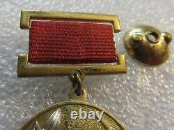 Médaille rare de l'URSS soviétique russe CCCP du Prix d'État, 3e classe, SN bas