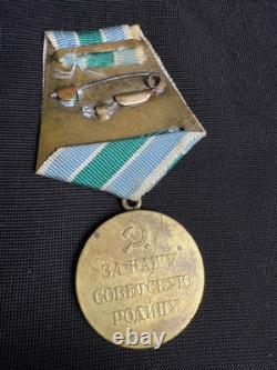 Médaille soviétique russe pour la défense de l'Arctique soviétique