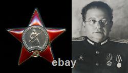 Médailles soviéto-russes Ordre de l'Étoile Rouge, Juif, Major, Docteur, 1945