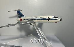 Modèle d'avion en métal de l'avion de ligne TU 134 A de l'Union soviétique, compagnie aérienne russe AEROFLOT URSS