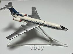 Modèle d'avion en métal de l'avion de ligne TU 134 A de l'Union soviétique, compagnie aérienne russe AEROFLOT URSS