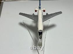 Modèle d'avion en métal de l'avion de ligne TU 134 A de l'Union soviétique, compagnie aérienne russe AEROFLOT URSS