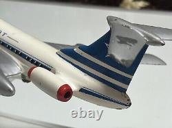 Modèle d'avion en métal de l'avion de ligne TU 134 A de l'Union soviétique, compagnie aérienne russe AEROFLOT URSS