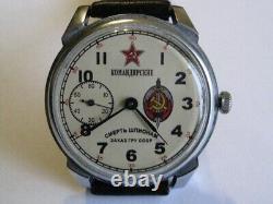 Molnija 3602 Militaire GRU URSS russe soviétique Montre-bracelet Révisée 6225