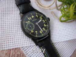 Molniya Pilot Watch Soviet Mécanique Russe Wrist Urss Mirrage 3602