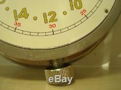 Montre D'horloge De Bateau De Navire De Marine Vintage Des 24 Heures 1956 Russie Soviétique Militaire