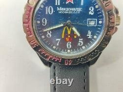 Montre McDonald's Russe Vostok Komandirskie ? URSS Soviétique CCCP 1990