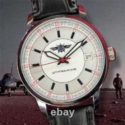 Montre Mécanique Raketa Aviator Sturmanskie Soviétique URSS Militaire Calendrier Jour