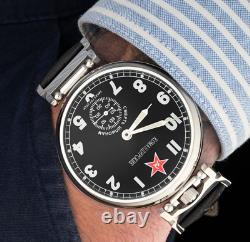 Montre Molniya Komandirskie mécanique URSS cadran étoilé russe pour hommes vintage soviétique