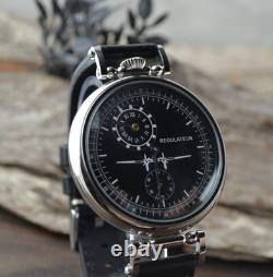 Montre Molniya Régulateur Mécanique PILOT Montre-bracelet Aviateur Russe Homme URSS Molnja