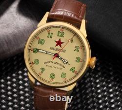 Montre Raketa Komandirskie mécanique russe soviétique Mort aux espions Vintage Star