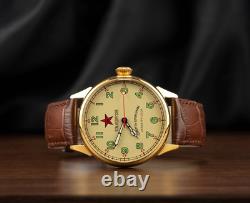 Montre Raketa Komandirskie mécanique russe soviétique Mort aux espions Vintage Star