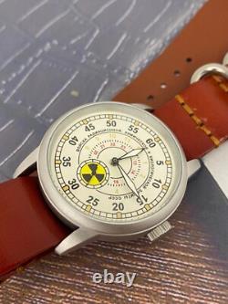 Montre Raketa Vintage Mécanique Radiation Militaire Poignet Russe Soviétique URSS Homme