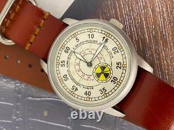 Montre Raketa Vintage Mécanique Radiation Militaire Poignet Russe Soviétique URSS Homme