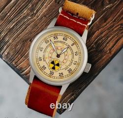 Montre Raketa Vintage Mécanique Radiée Militaire Poignet Russe Soviétique URSS Homme