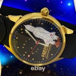 Montre Raketa Vintage Mécanique Spoutnik Buran URSS Russe Poignet Soviétique Homme