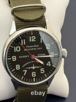 Montre Raketa Vintage Mécanique Tempête Aviateur URSS Russe Poignet Soviétique Homme