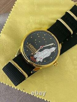 Montre Raketa Vintage Mécanique Vaisseau Spatial Buran URSS Russe Montre de Poignet Soviétique Pour Homme