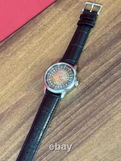Montre Raketa automatique 24 h pour homme russe soviétique URSS Polar Day verte