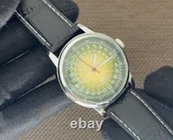 Montre Raketa automatique 24 h pour homme russe soviétique URSS Polar Day verte